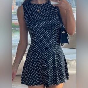 H &M Black Polka Dot Dress